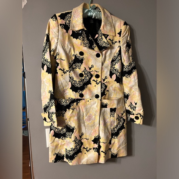 APOSTROPHE stretch womens size 2 original Trench Waterproof Jacket / coat - Picture 1 of 16